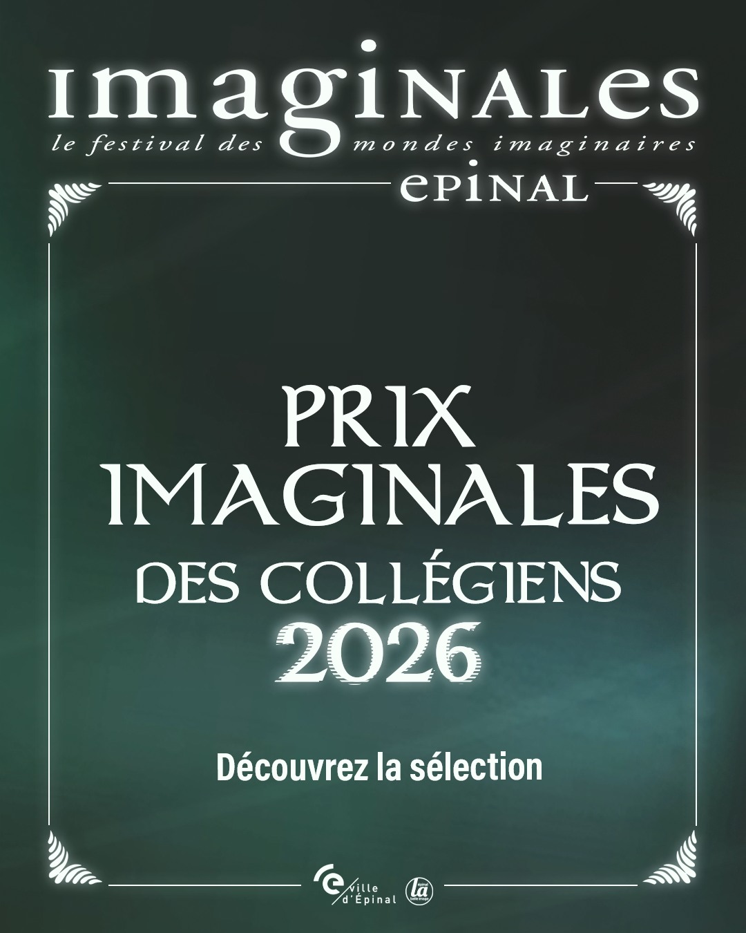 La sélection du prix Imaginales des collégiens 2026
